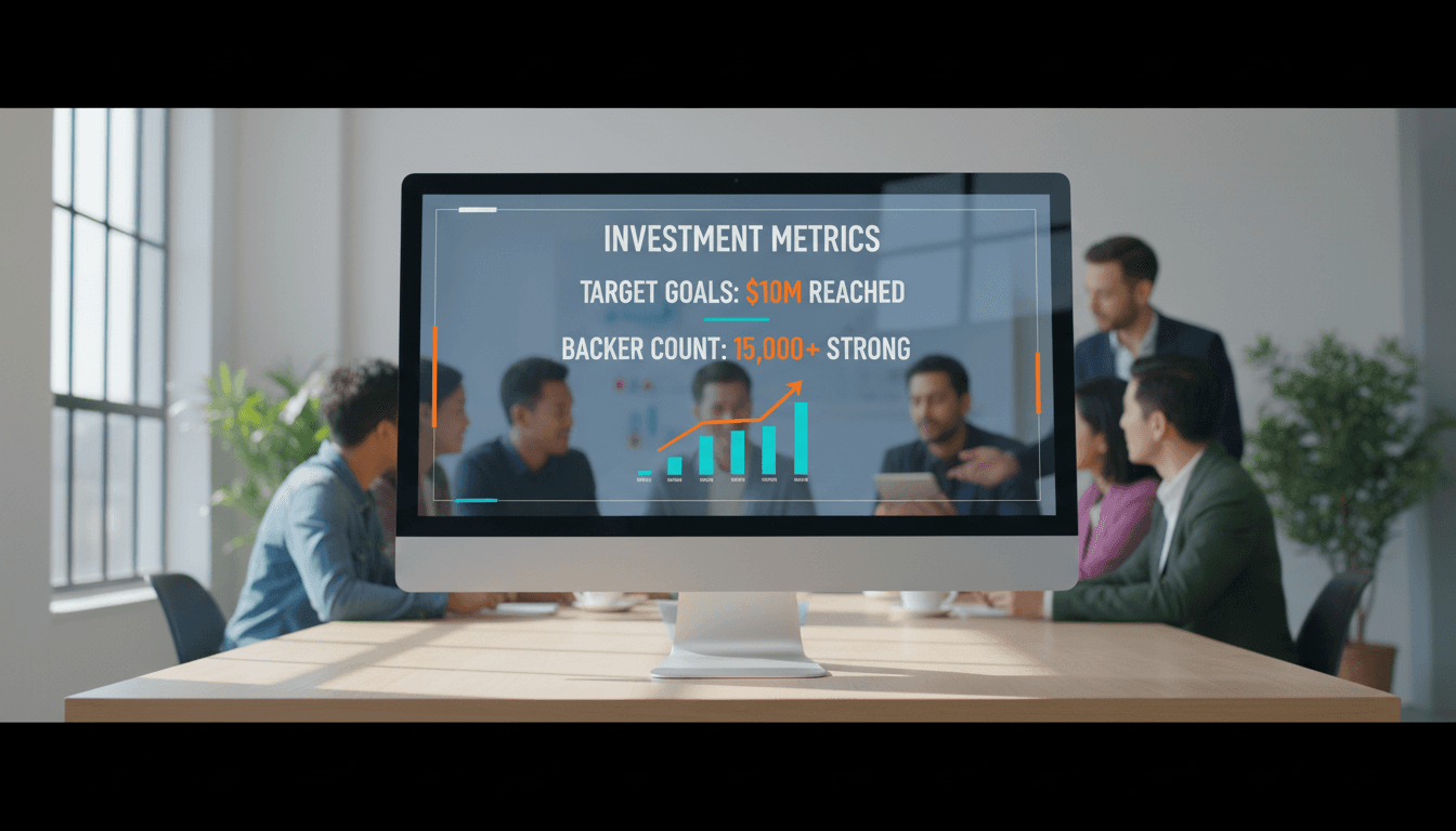 Crowdfunder investment dashboard showing farm funding progress
